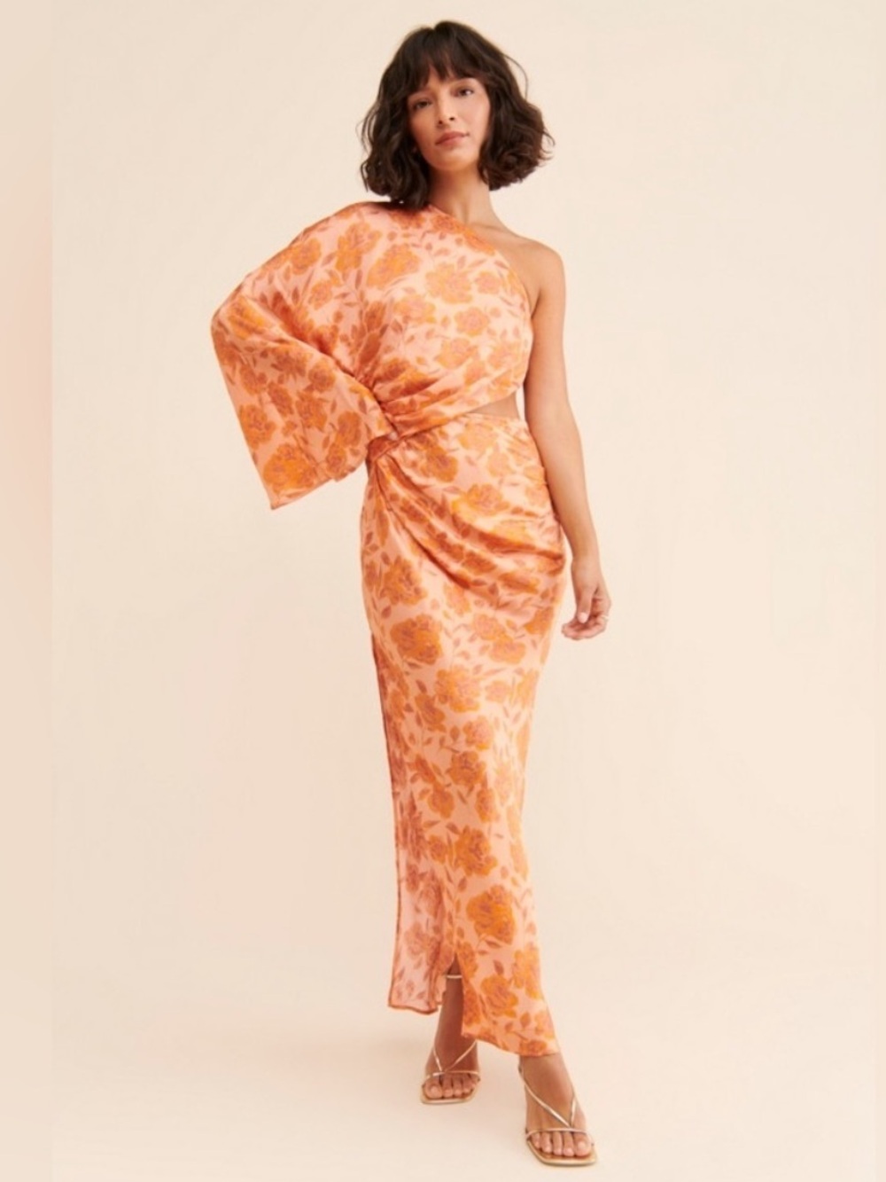 Jen's Pirate Booty for Free People Aliana One-Shoulder Gown Size Medium